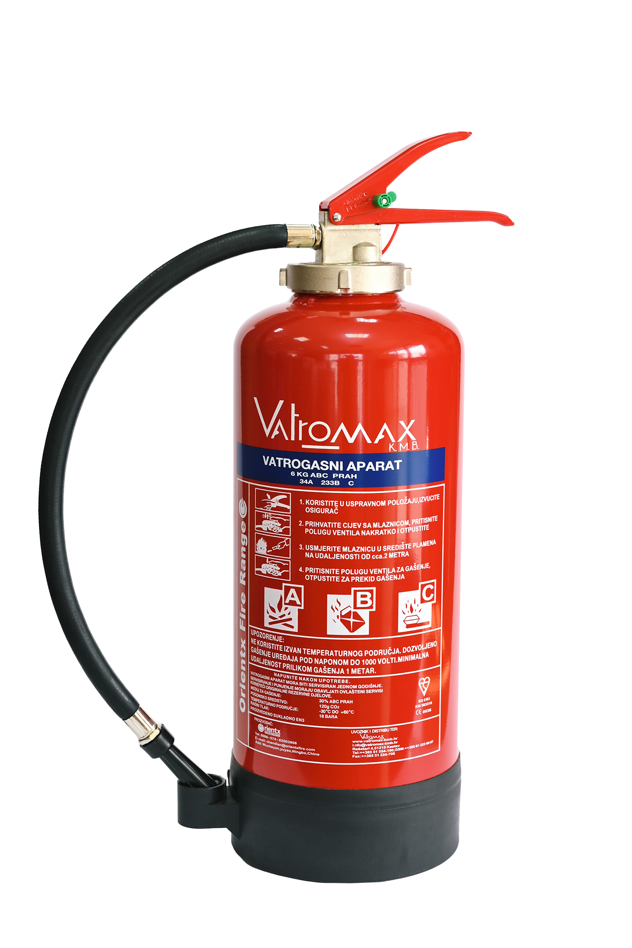 Vatrogasni aparat S-6, 6KG